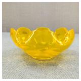 VTG MCM Hand-Blown Murano/Saski? Art Glass Bowl