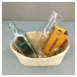 VTG Glass Bottles, Door/Cabinet Knobs, & More