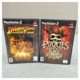 PS2 Pirates Legends & Indiana Jones Emperor