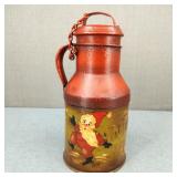 Antique Milk Can Painted in 1970