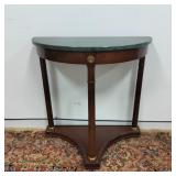 VTG Bombay Co Green Marble Top Table