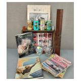 The Manly Man Lot-VTG Hot Rod Mags/Beer Cans +