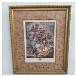 Jan Van Huysum "A Fruit Piece" Lithograph