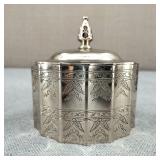 VTG Gondinger Silver Art Silver-Plated Trinket Box