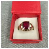 VTG 10K Gold Top Sterling Men