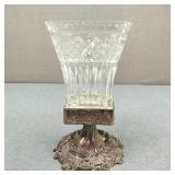 Antique Bell Mark Pedestal Dish