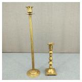 Vintage Brass Taper Candle Stick Holders