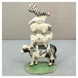 VTG Midwest Importers Cast Iron Farm Doorstop