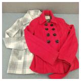 Wmns-Old Navy Double Breasted Wool Blend Peacoats