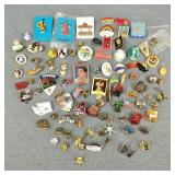 Various Vintage Branded Shirt Pins