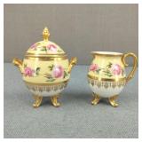 Antique D&C R Delinieres Limoges Creamer & Sugar