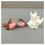 VTG Ceramic Enesco Bunny S&P Shakers +