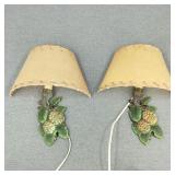 VTG Cast Iron Pinecone/Forest Wall Sconces