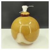 Vintage Pottery Oil Lamp