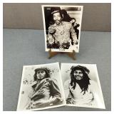 Vintage Photos of Jmmy Hendrix & Bob Marley