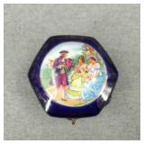 VTG H/P Victorian Esque Porcelain Trinket Box