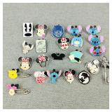 Disney Character Brooches/Shirt Pins