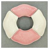 VTG MCM USA Pottery Fruit Dishes