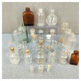 Antique/VTG Glass Bottles-Apothecary/Decanters/Etc