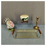 VTG-Maurice of California Ceramic Turkey Planter +