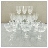 Various Vintage Crystal Glass/Stemware