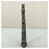 VTG Totem Pole Re-pop of Haida Argillite Carvings