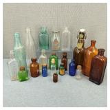 Anique/VTG Glass Bottles-Apothecary/Decanters/Etc.