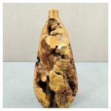 VTG Hand-Carved Burl Wood Decor Piece/Bud Vase