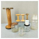 VTG-Wood Bobbins/Androck Nut Chopper & More