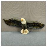 Vintage Resin Bald Eagle Wall Hanging