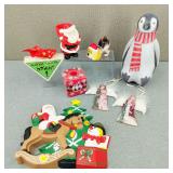 VTG Christmas Decor Lot-Avon/Bradford/Burwood +