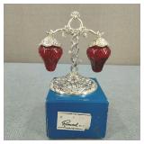VTG Raimond Strawberry S&P Shakers-Silver-Plated