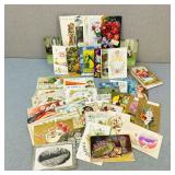 72 Antique/Vintage Postcards
