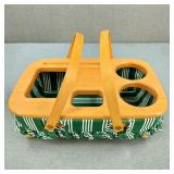 VTG-H/W Longaberger Maple Wood Road Trip Basket