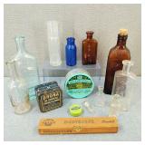 Antique Tonic/Medicine/Apothecary Glass Bottles +