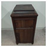 Antique Columbia Grafonola Wood Phonograph Cabinet