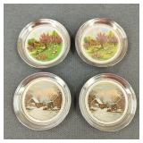 VTG-Sheridan Silver-Silverplated Coasters