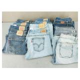 Ladies Denim Resell Lot-Mix of Sizes/Styles-Levis+