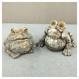 Garden Toad Resin/Cement Style Yard Art