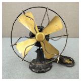 Antique AC Gilbert Polar Cub Electric 6' Desk Fan