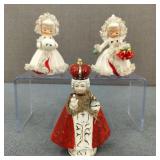 1958 Holt Howard Ceramic Angel Candle Holders +