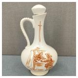 Vintage Hand-Painted Ulm Ceramics Decanter