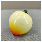 VTG Murano Style Hand Blown Art Glass Peach