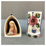 1959 NAPCO Ceramic Virgin Mary Planter-CR3341A