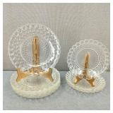 1940s Anchor Hocking? Glass Bubble Plates