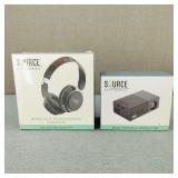 NIB-Source Wireless Headphones & Mini Projector