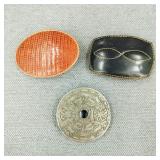 VTG-Leather & Celtic Wheel Belt Buckles