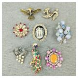 Ornate Vintage Brooches/Shirt Pins