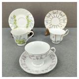 VTG-W/H 'Yorkshire' Fine China Teacup/Saucer +