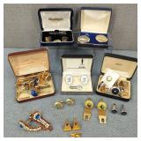 VTG-Gold & Silver Toned Cufflinks-Various Styles